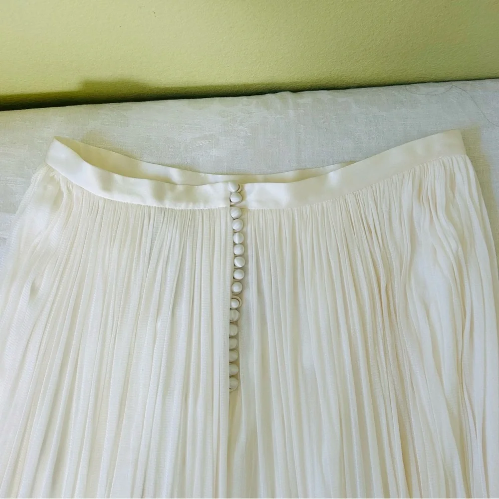 NWT BHLDN Catherine Deane Delia Silk Chiffon Skirt 10 - Picture 11 of 11